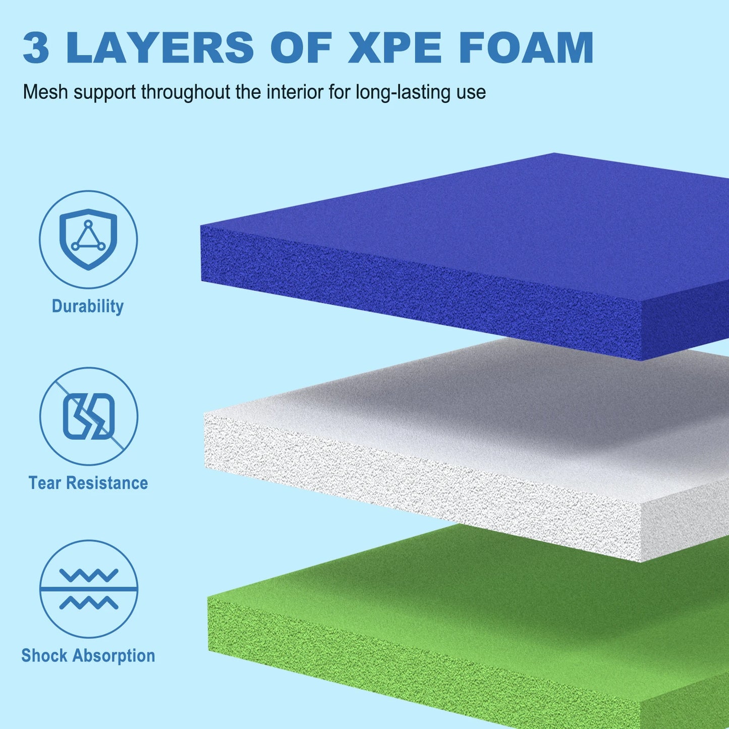 Kieperi Lily Pad Floating Mat XPE Double-Sided Water Mat