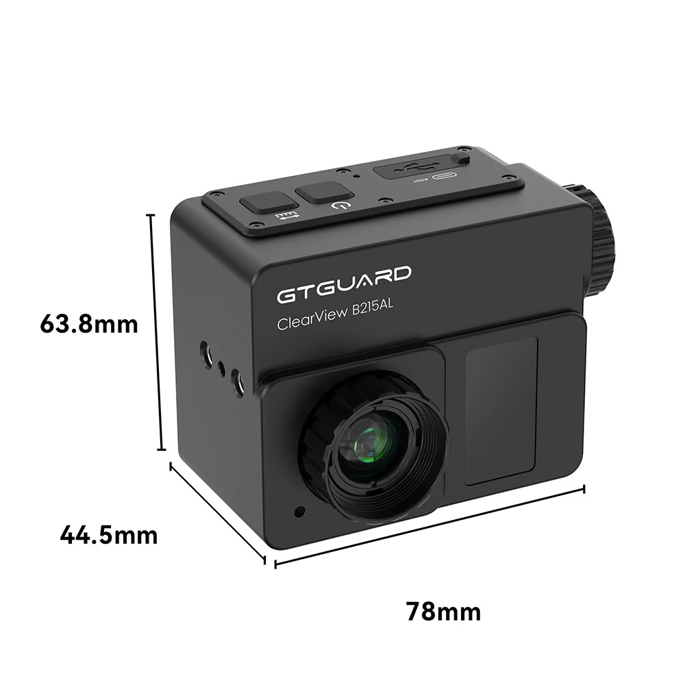 GTGUARD Thermal Camera B215AL thermal imaging scope 1024×768 LCD screen with hotspot tracking and crosshair function