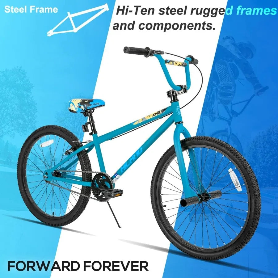 XMSJ BMX Bike Aluminum Frame With 2 Pegs For Riders