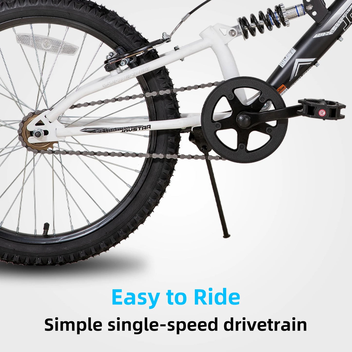 JOYSTAR Dual Suspension Kids Mountain Bike Ages 5 To 13