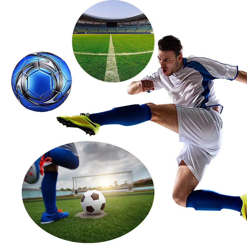 Shunmaii Machine Stitched Football PVC Waterproof Training Ball