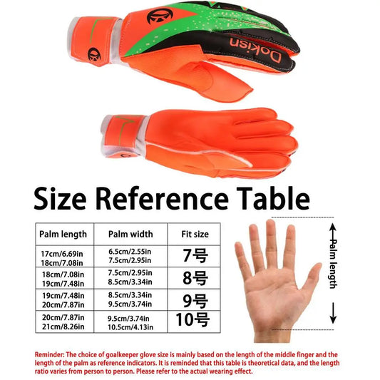 Latex Goalkeeper Gloves for Kids and Adults Anti-Slip Breathable