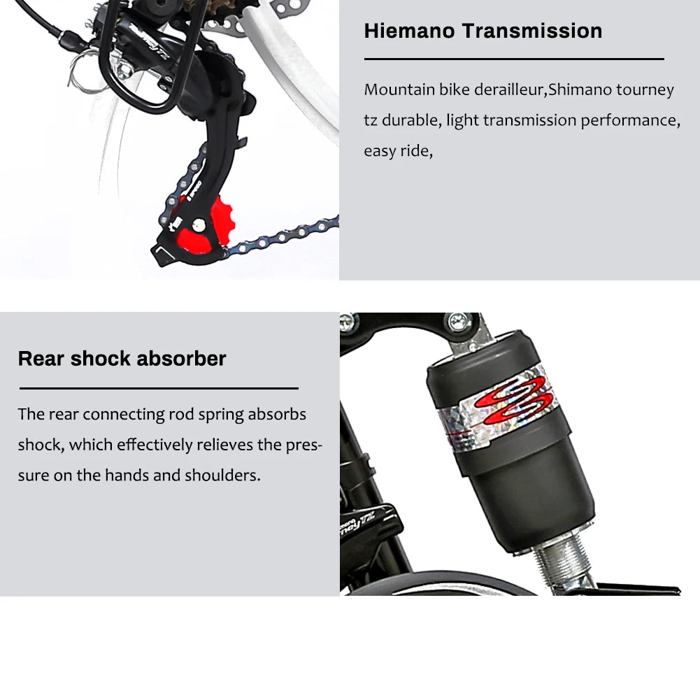 DIAMR Mountain Bike Dual Suspension With Disc Brakes