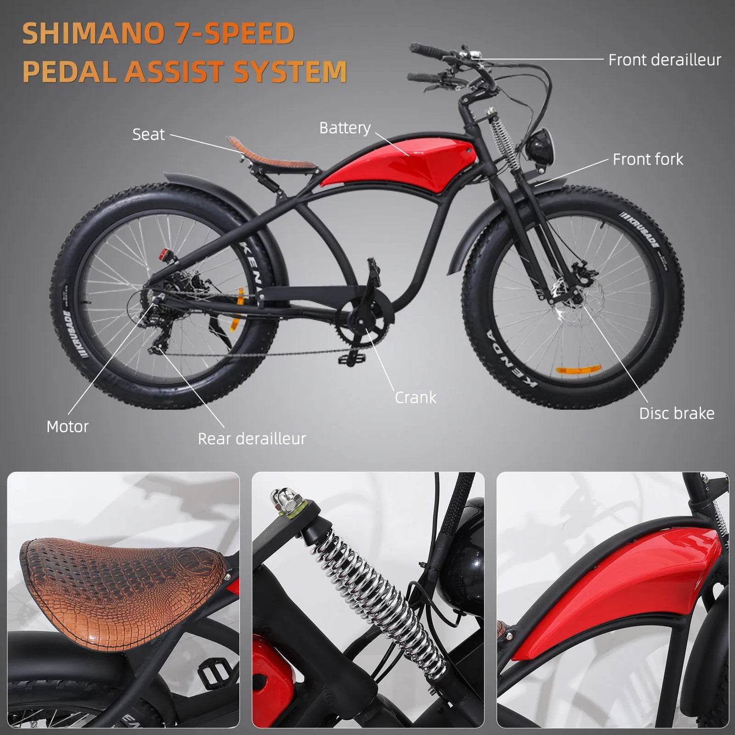 Xtion Electric Mountain Bike Class 3 Ebike 750W