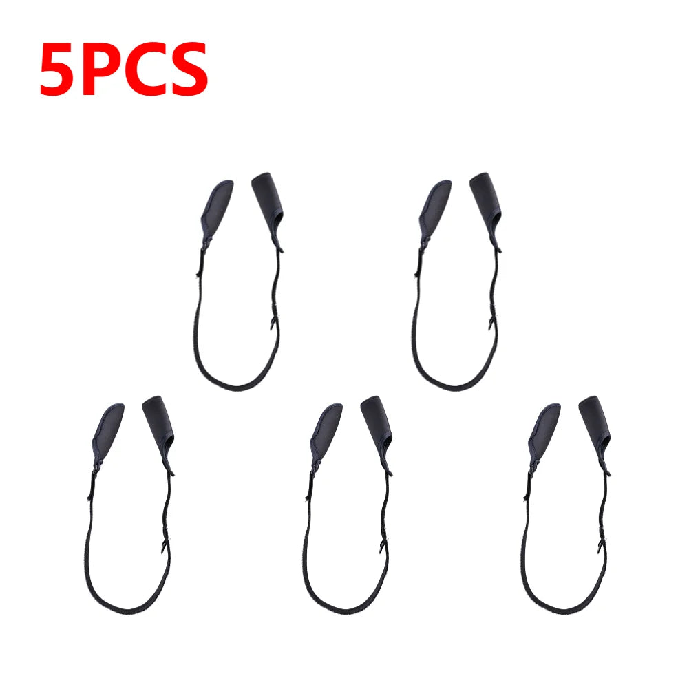 1-10PCS Fishing Rod Socks Srtap Fishing Pole Sleeves Belt Rod Protector Adjustable Rod Cover Protector for Fishing Rod Tube Case