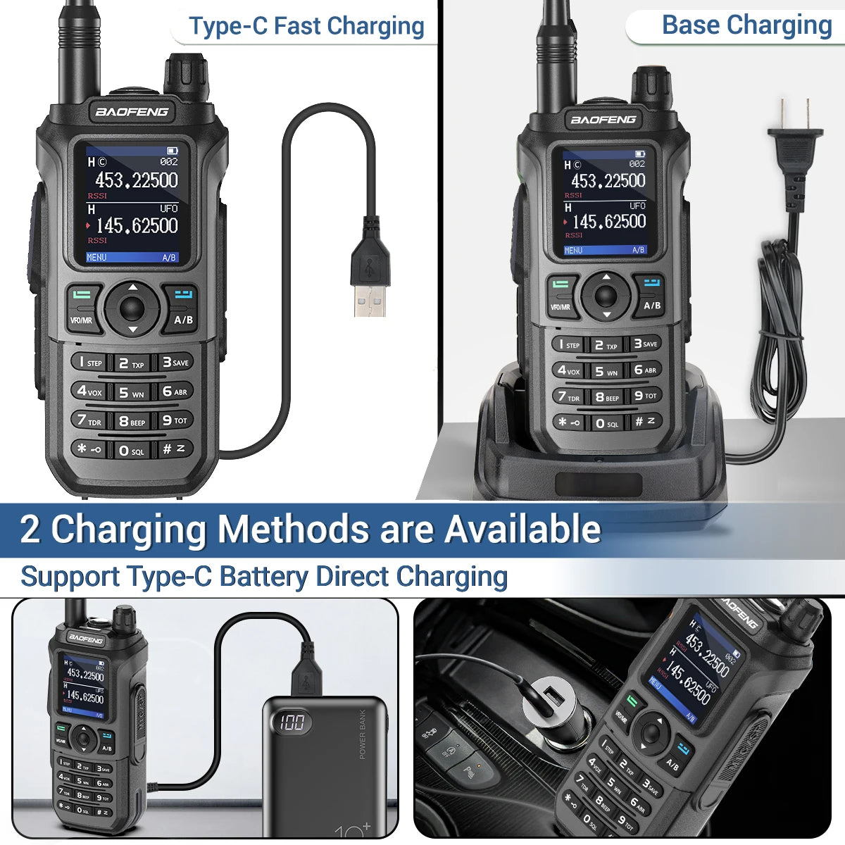 Baofeng UV-21 Pro Multi-Band Walkie Talkie GPS Waterproof