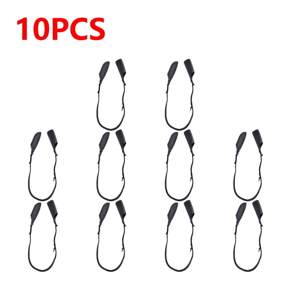 1-10PCS Fishing Rod Socks Srtap Fishing Pole Sleeves Belt Rod Protector Adjustable Rod Cover Protector for Fishing Rod Tube Case