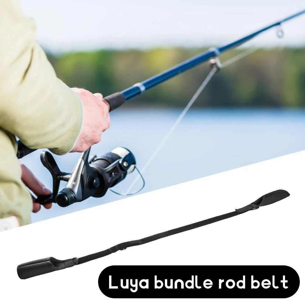 1-10PCS Fishing Rod Socks Srtap Fishing Pole Sleeves Belt Rod Protector Adjustable Rod Cover Protector for Fishing Rod Tube Case