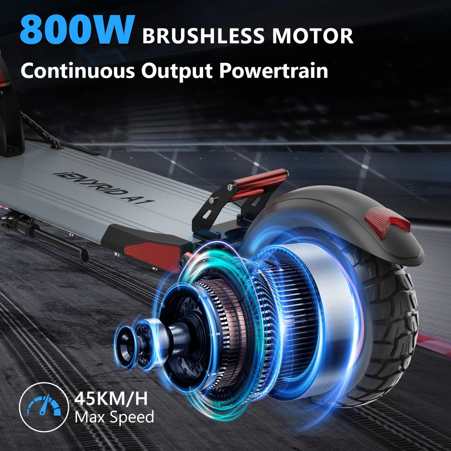IENYRID A1 Foldable Electric Scooter 800W 48V 45KM