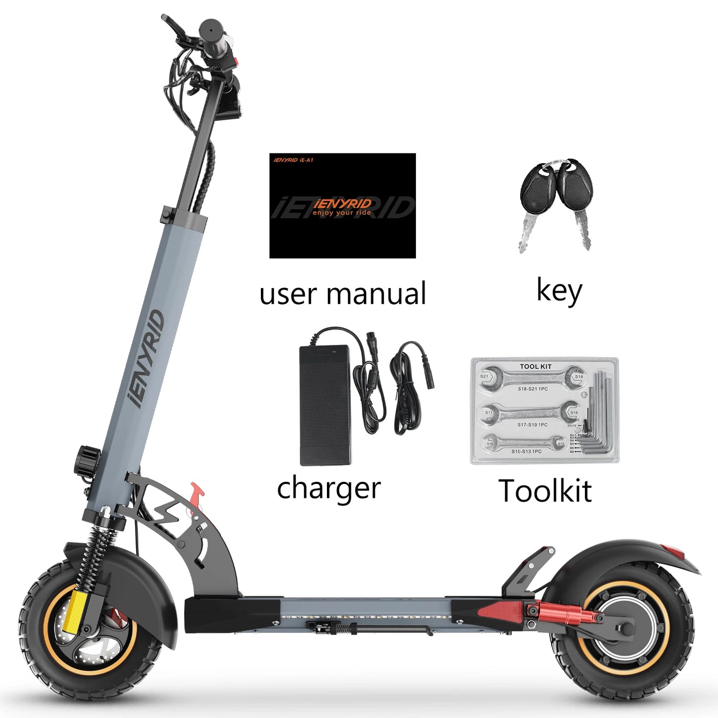 IENYRID A1 Foldable Electric Scooter 800W 48V 45KM
