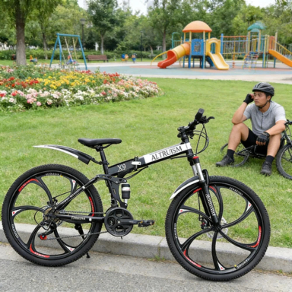 DIAMR Mountain Bike Dual Suspension With Disc Brakes
