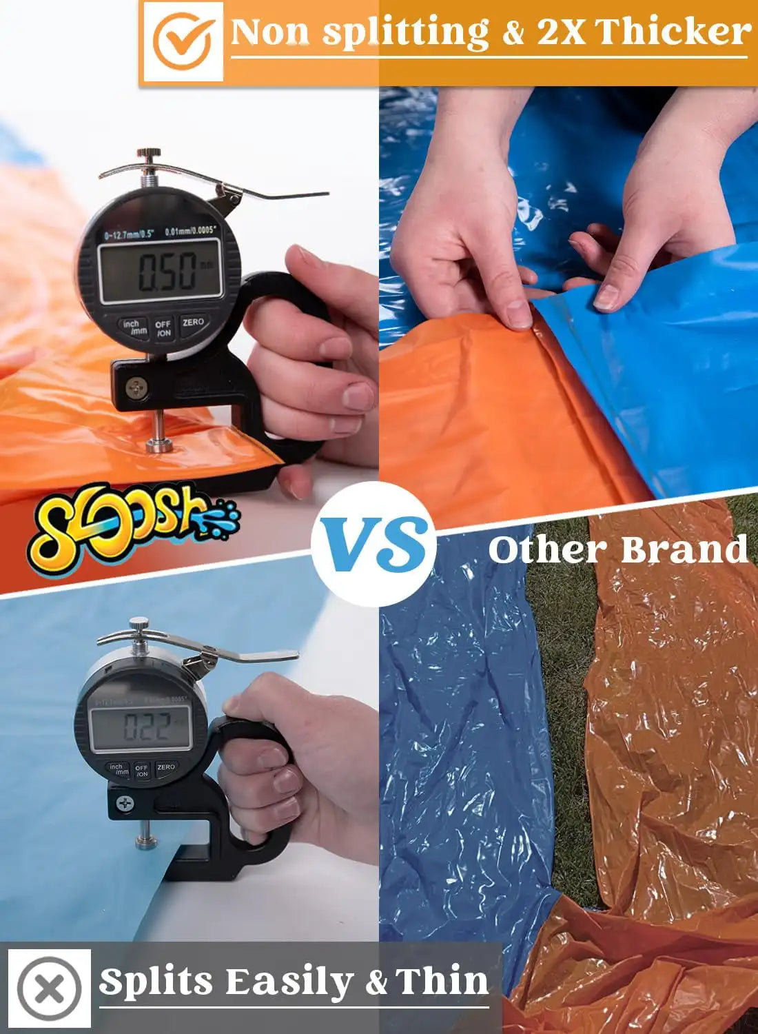 Joyfy Water Slide With Sprinkler And Bodyboards For Outdoor Fun