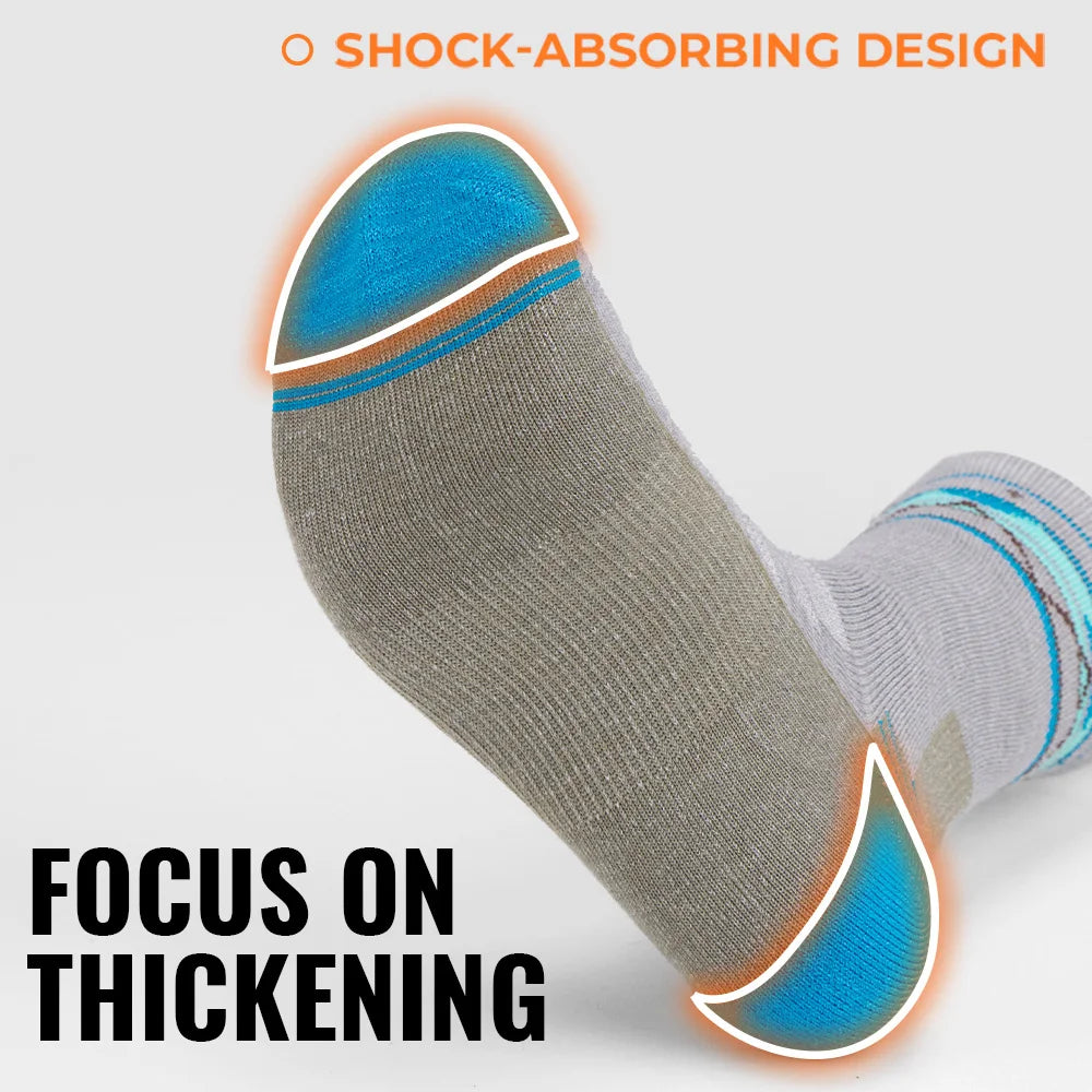 WRELS Merino Wool Unisex Hiking Socks for Warm Comfort