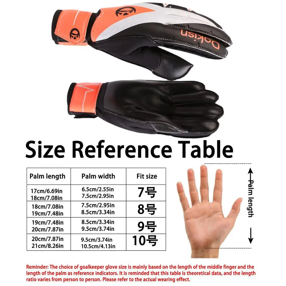 Latex Goalkeeper Gloves for Kids and Adults Anti-Slip Breathable