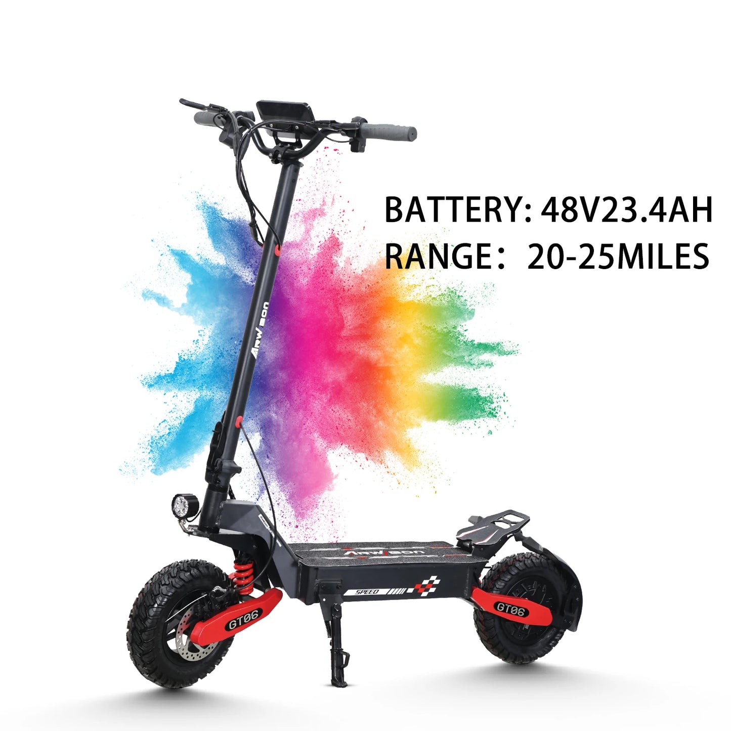 Arwibon GT06 1200W Foldable Electric Scooter For Adults
