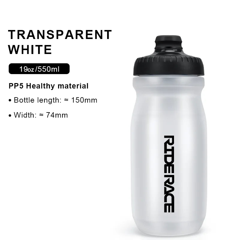 Riderace Sports Water Bottle for Cycling Squeeze Design