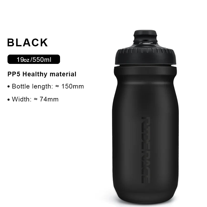 Riderace Sports Water Bottle for Cycling Squeeze Design