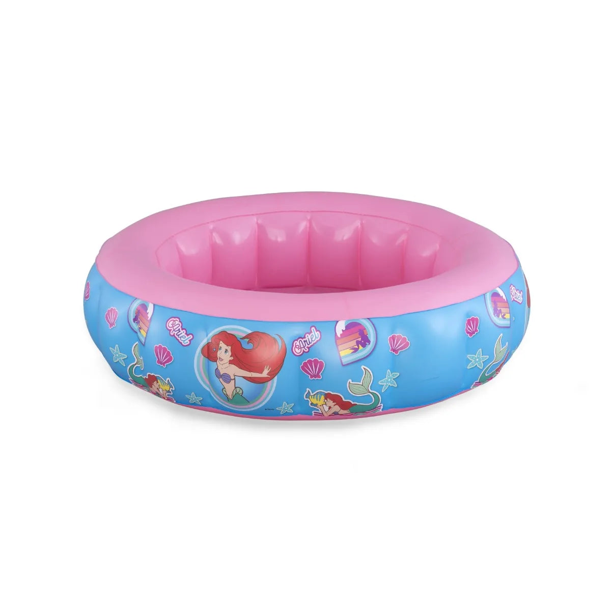 Little Mermaid Inflatable Kiddie Pool For Kids Backyard Fun