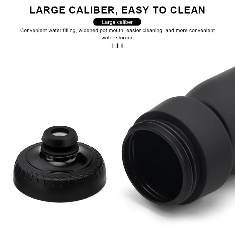 Riderace Sports Water Bottle for Cycling Squeeze Design