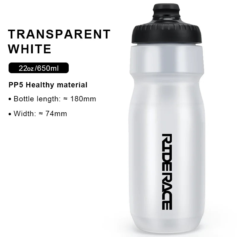Riderace Sports Water Bottle for Cycling Squeeze Design