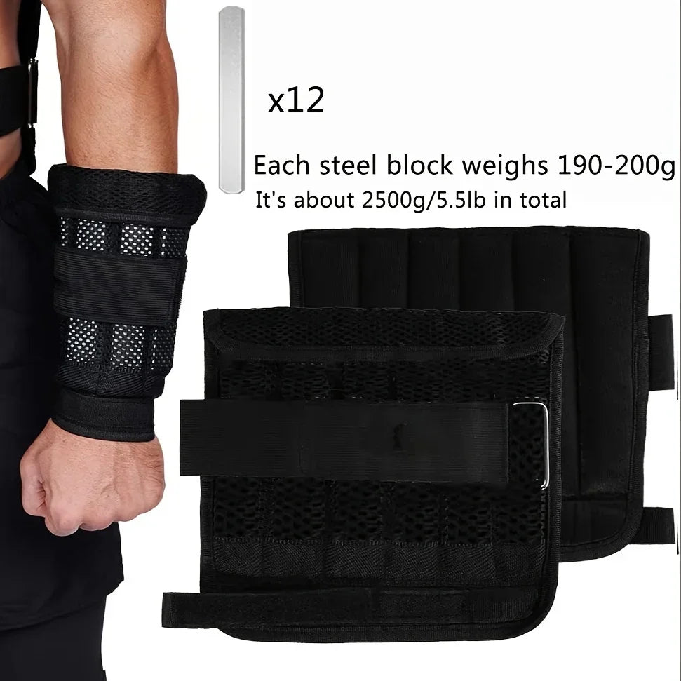 Adjustable Weight Vest And Ankle And Wrist Weight Set