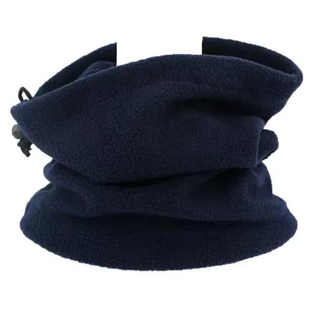 Windproof Fleece Neck Gaiter - Multi-Purpose Tube Scarf for Ski/Cycling/Hiking, Adjustable Face Cover with UV Protection