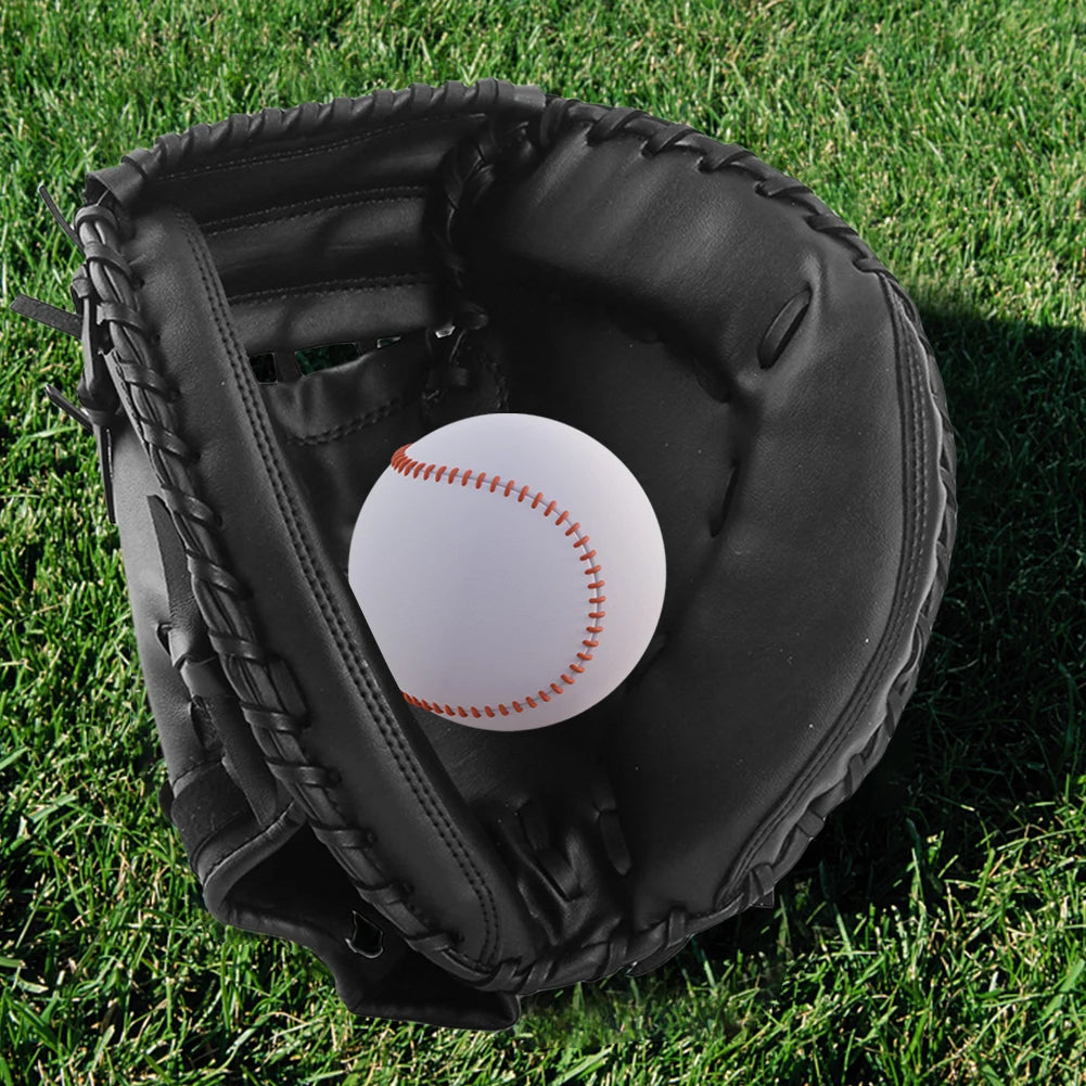 VKTECH PU Leather Baseball Glove Thickened Fielding Mitt Wear Resistant