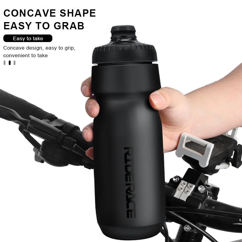 Riderace Sports Water Bottle for Cycling Squeeze Design