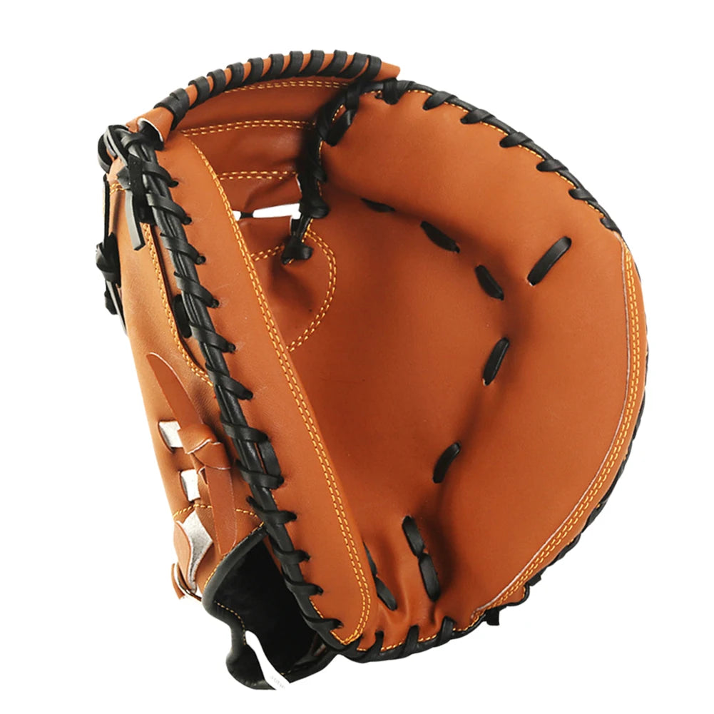VKTECH PU Leather Baseball Glove Thickened Fielding Mitt Wear Resistant