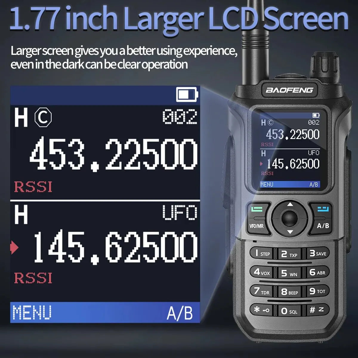 Baofeng UV-21 Pro Multi-Band Walkie Talkie GPS Waterproof
