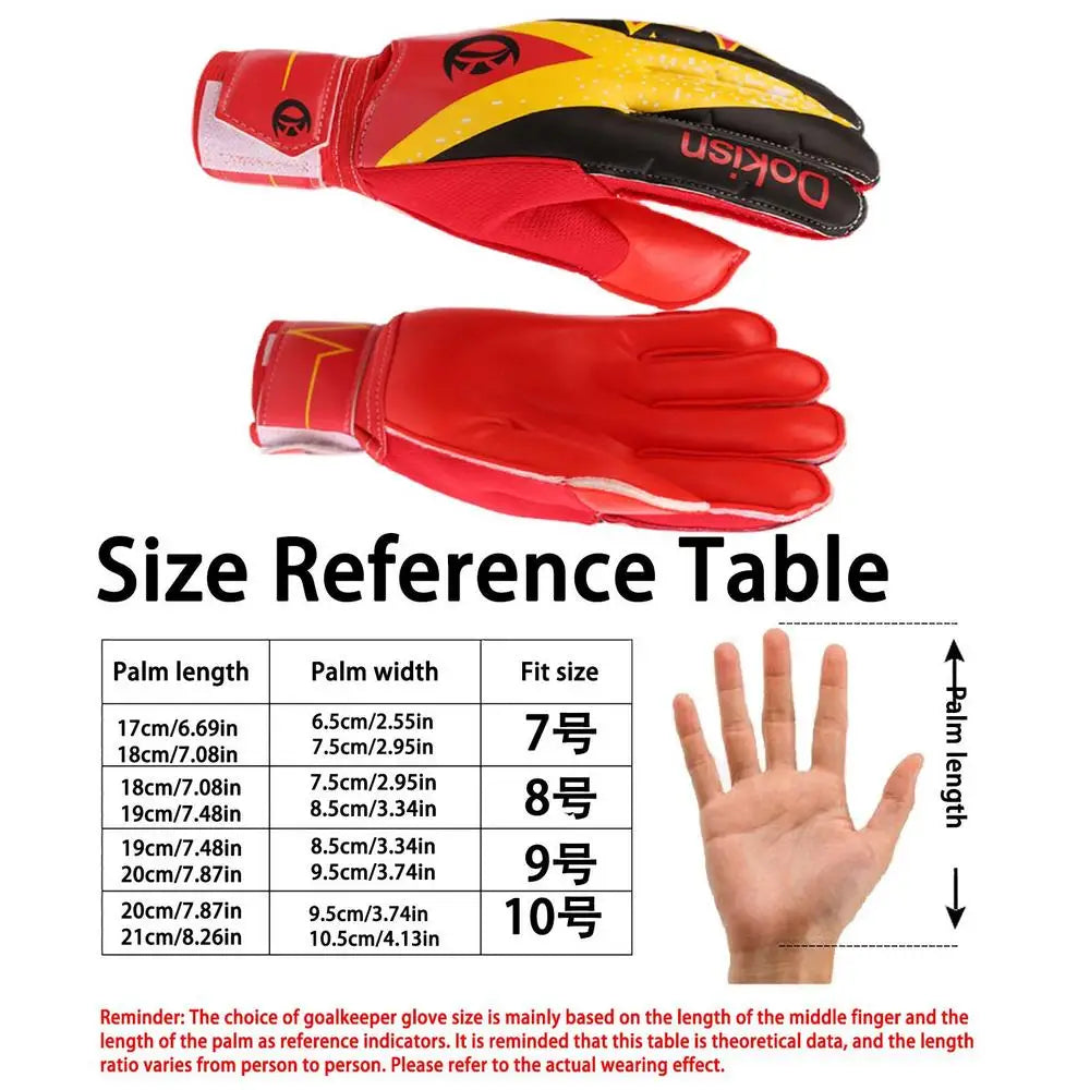 Latex Goalkeeper Gloves for Kids and Adults Anti-Slip Breathable