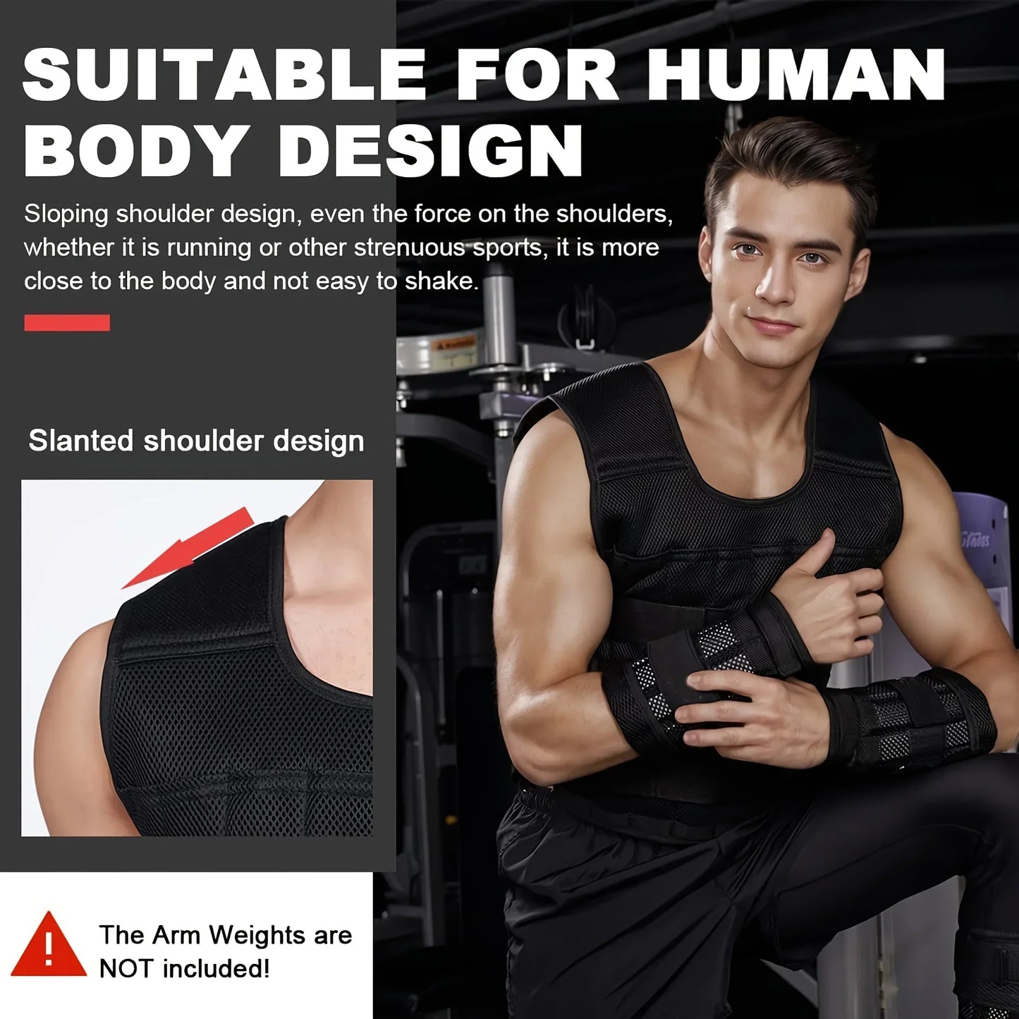 Adjustable Weight Vest And Ankle And Wrist Weight Set