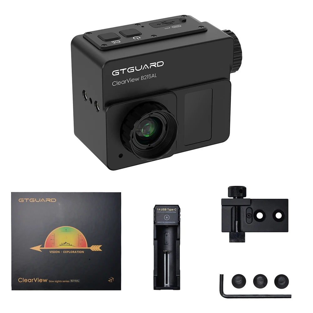GTGUARD Thermal Camera B215AL thermal imaging scope 1024×768 LCD screen with hotspot tracking and crosshair function