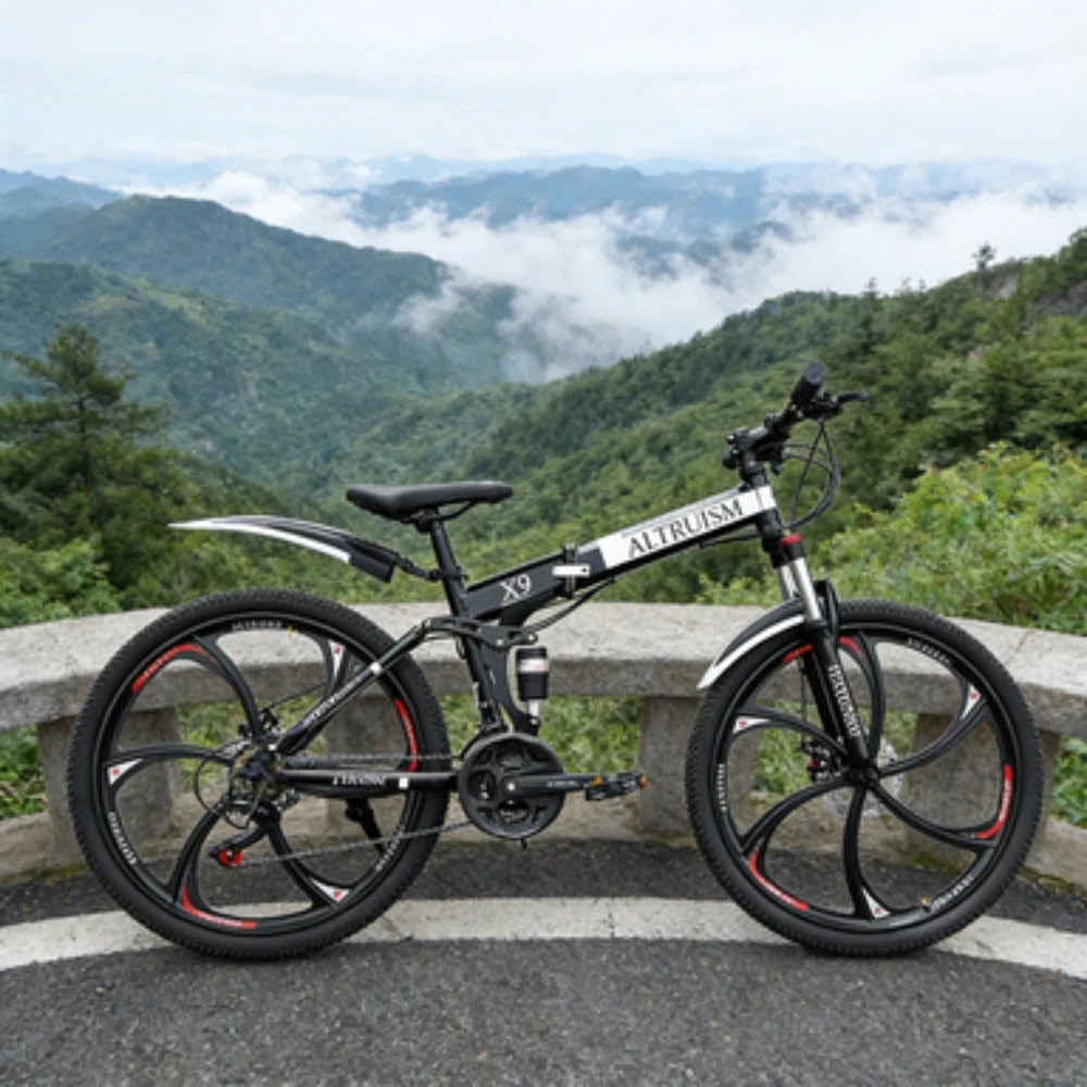 DIAMR Mountain Bike Dual Suspension With Disc Brakes